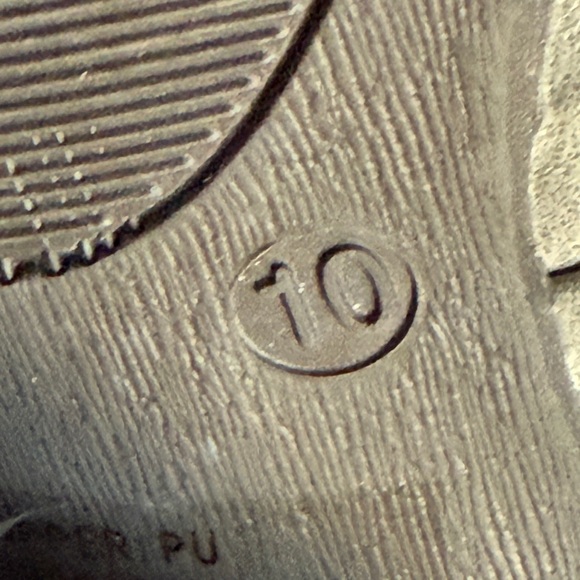 JC Grey Women's Strappy Heeled Ankle Boots Block Heel - Taupe Size 10 - Picture 12 of 13